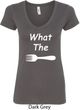 What the Fork WTF Ladies V-Neck Shirt