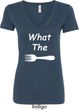 What the Fork WTF Ladies V-Neck Shirt