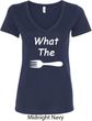What the Fork WTF Ladies V-Neck Shirt
