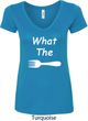 What the Fork WTF Ladies V-Neck Shirt