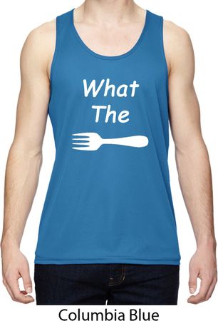 What the Fork WTF Mens Moisture Wicking Tanktop