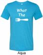 What the Fork WTF Mens Tri Blend Crewneck Shirt