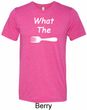 What the Fork WTF Mens Tri Blend Crewneck Shirt
