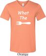 What the Fork WTF Mens Tri Blend V-neck Shirt