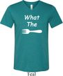 What the Fork WTF Mens Tri Blend V-neck Shirt