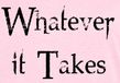 Whatever Ladies Motivational Cotton V-neck T-shirt - Pale Pink
