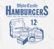 White Castle 12 Cent Burgers Adult T-shirt - White