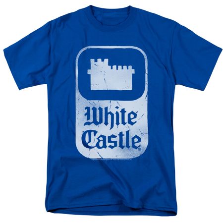 White Castle Classic Logo Adult T-shirt - Royal Blue
