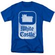 White Castle Classic Logo Adult T-shirt - Royal Blue