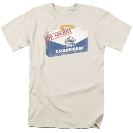 White Castle Crave Case Hamburger Adult T-shirt - Cream Color