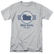 White Castle Est 1921 Emblem Adult T-shirt - Athletic Heather Grey