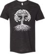 White Celtic Tree Burnout Yoga Shirt