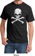 White Distressed Skull Shirt