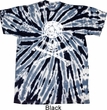 White Distressed Skull Twist Tie Dye Shirt