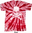 White Distressed Skull Twist Tie Dye Shirt