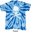 White Distressed Skull Twist Tie Dye Shirt