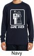 White Game Over Kids Dry Wicking Long Sleeve Shirt