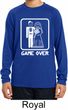 White Game Over Kids Dry Wicking Long Sleeve Shirt