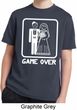 White Game Over Kids Moisture Wicking Shirt