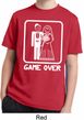 White Game Over Kids Moisture Wicking Shirt