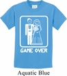 White Game Over Kids Shirt