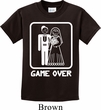 White Game Over Kids Shirt