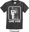 White Game Over Kids Shirt