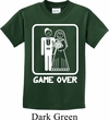 White Game Over Kids Shirt