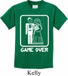 White Game Over Kids Shirt