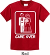 White Game Over Kids Shirt