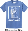 White Game Over Kids Shirt