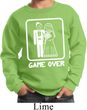 White Game Over Kids Sweatshirt