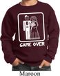White Game Over Kids Sweatshirt