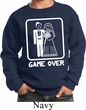 White Game Over Kids Sweatshirt