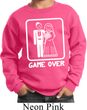 White Game Over Kids Sweatshirt
