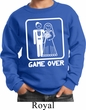 White Game Over Kids Sweatshirt