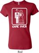 White Game Over Ladies Crewneck Shirt