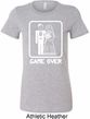 White Game Over Ladies Longer Length Shirt