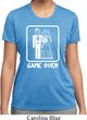 White Game Over Ladies Moisture Wicking Shirt
