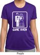 White Game Over Ladies Moisture Wicking Shirt