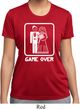 White Game Over Ladies Moisture Wicking Shirt