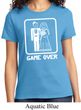 White Game Over Ladies Shirt