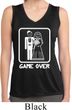 White Game Over Ladies Sleeveless Moisture Wicking Shirt