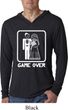 White Game Over Lightweight Hoodie Shirt