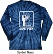 White Game Over Long Sleeve Tie Dye Shirt