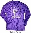 White Game Over Long Sleeve Tie Dye Shirt