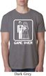 White Game Over Mens Burnout Shirt