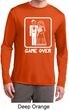 White Game Over Mens Dry Wicking Long Sleeve Shirt