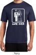 White Game Over Mens Moisture Wicking Shirt