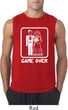 White Game Over Mens Sleeveless Shirt